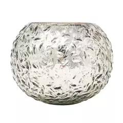 Portavela de vidrio 15 cm - comprar online