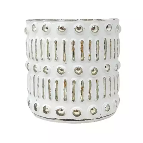 Portavela de vidrio 8 cm