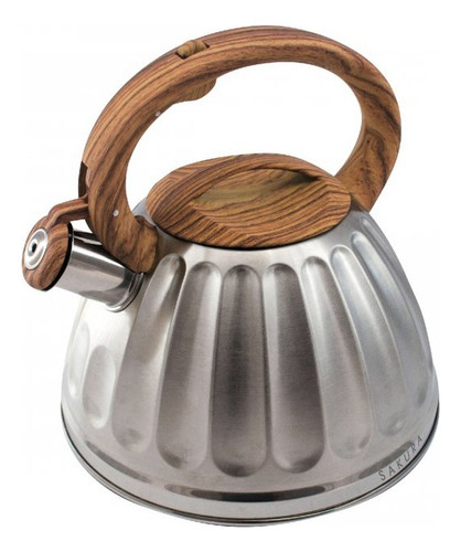 Pava Silbadora De Acero Inoxidable 3.2 Litros Silver