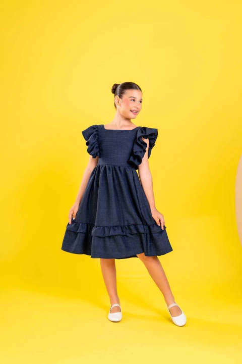 Vestido Luxo Azul marinho