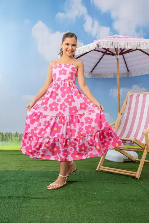 Vestido Midi Floral