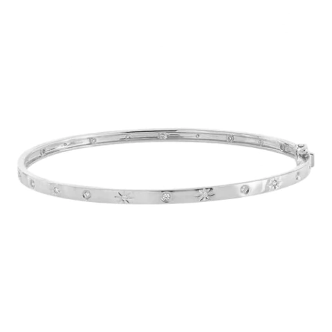 Bracelete Liso Estrelinhas