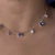 Choker Pontos de Luz Aquamarine na internet