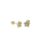 Brinco Floco de Neve Estrela Ouro 18k