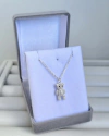 COLAR INSPIRAÇÃO URSO TEDDY CRAVEJADO