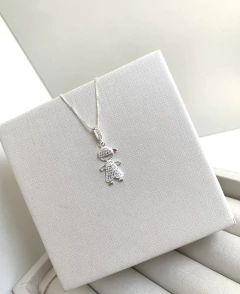 COLAR FILHOS PINGENTE CRAVEJADO - comprar online
