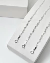Pulseira de Prata Corações Detalhados-18cm - comprar online
