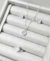 CONJUNTO Colar e brincos INSPIRAÇÃO TREVO CRAVEJADO