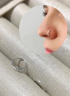 PIERCING ARGOLA NARIZ NOSTRIL SEPTO TORÇÃO CRAVEJADA PRATA 925