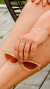 Pulseira em Prata 925 importada Trevo Inspiração Madrepérola - comprar online