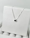 Colar Prata 925 ponto de luz Black