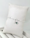 Pulseira Coração Zircônia AMOR e SORTE