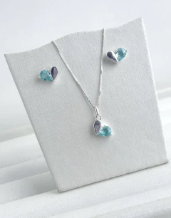 Conjunto Prata Zircônia Verde Turmalina Prata 925 - comprar online