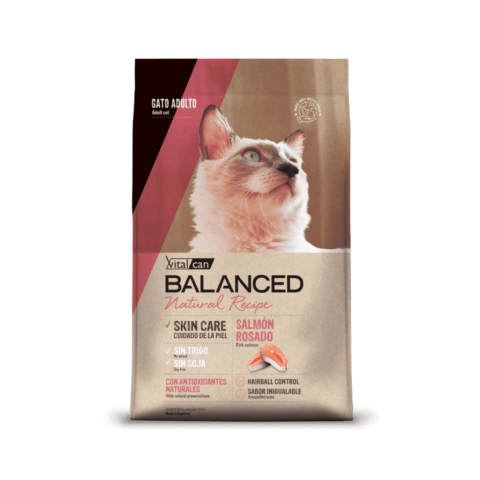 BALANCED NATURAL RECIPE GATO ADULTO SALMÓN ROSADO