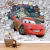 Papel de Parede Aventura de Carros Animados com Efeito 3D - comprar online