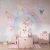 Papel de Parede Quarto de Bebê com Unicórnio, Arco-Íris e Estrelas em Fundo Suave na internet