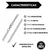 Conjunto Kit Masculino Corrente Pulseira Grumet 3mm Aço Inox na internet