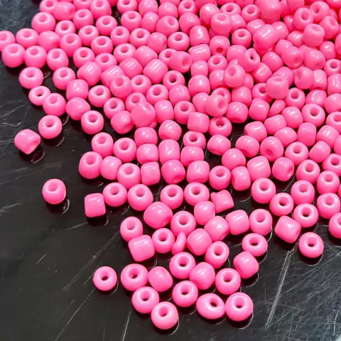 Miçanga 6/0 Pintada Leitosa Miçangão 500g