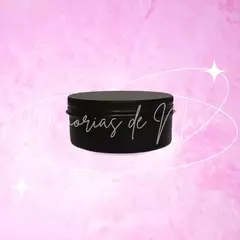Lata de aluminio - Negro 150g