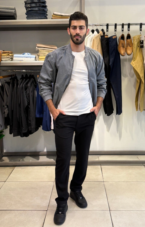 Pantalón Horizonte sastrero Negro - Bolton - comprar online