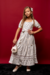 Vestido Midi Listrado - loja online