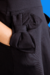 Vestido alfaiataria em bengaline com laços nos bolsos - comprar online