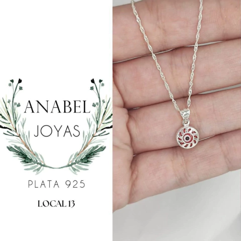 Conjunto Ojo Turco Rojo