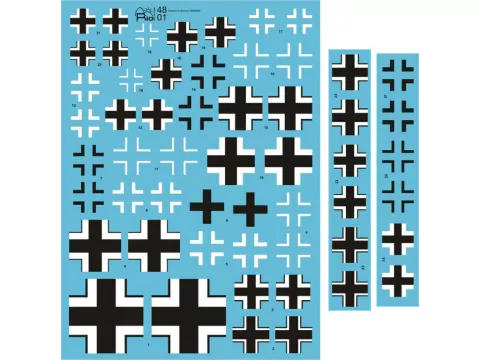 Luftwaffe insignias WW2 1/48 | FCM Decals RIO 4801