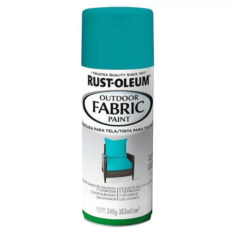 SPRAY TINTA PARA TECIDO TURQUESA 383ML RUST-OLEUM