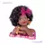 Boneca Charmosa Busto Rainbow Negra - comprar online