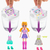 Boneca Polly Pocket Baile Disco Fashion Reveal - comprar online
