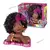 Boneca Charmosa Busto Rainbow Negra