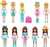 Boneca Polly Pocket - Boutique de Moda - Feito Doce Brinquedos | O Melhor é Aqui!
