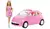 Barbie Carro Fiat Rosa com Boneca na internet
