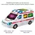 Ambulância Musical Baby com Luz Sensor bate e Volta - comprar online