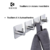 Gancho Perchero Percha Metal Adhesivo Acero Inox Reforzado