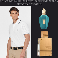 Combo Caballero | 2 Chombas Ralph Lauren + Perfume Arabe a elección de Regalo