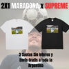 2x1 Remera Supreme x Maradona - comprar online