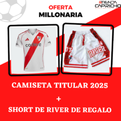 Camiseta De River Titular + Short Potrero De River De Regalo