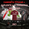 Promo Millonaria - Camiseta Titular + Camiseta Bordo + Camiseta Negra 3x1