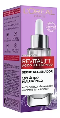 Sérum L'oréal Paris Revitalift Ácido Hialurónico X 30ml en internet