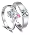 2 Anillos Compromiso Parejas Regulables
