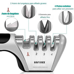 Afilador de Cuchillos 3 en 1 | Alisado - Pulido - Filo Reforzado - comprar online