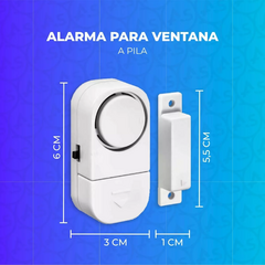Alarma Inalámbrica Sensor para Puertas Y Ventanas | OFERTA 2x1 - tienda online