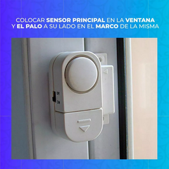 Alarma Inalámbrica Sensor para Puertas Y Ventanas | OFERTA 2x1 - comprar online