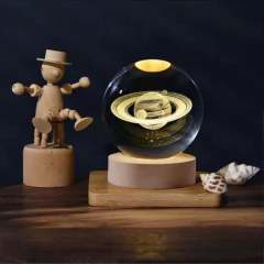 Bola de Cristal Saturno | Mini Lampara en internet