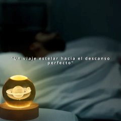 Bola de Cristal Saturno | Mini Lampara - comprar online