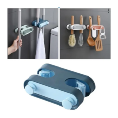Soporte Escoba Pared | Con Adhesivo