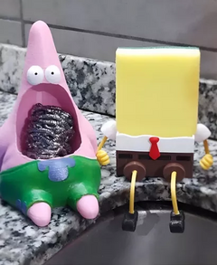 Set Bob Esponja Y Patricio | Porta Esponjas - comprar online