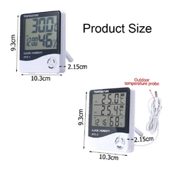 Reloj Digital | Sensor, Temperatura Y Humedad - tienda online